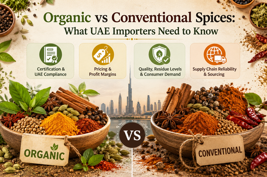 Organic vs Conventional Spices: What UAE Importers Need to Know